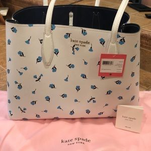 24 hour Flash Sale! Kate Spade all day dainty bloom large tote